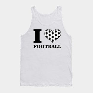 I Love Football / Soccer Tank Top